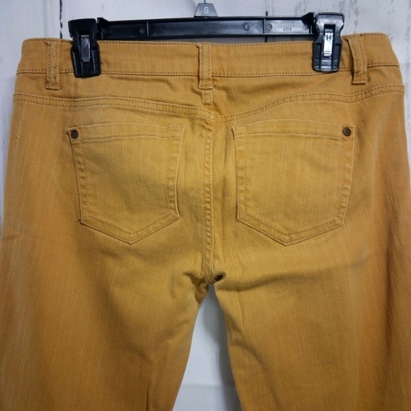 Tinseltown Denim Couture Size 9 Orange Jeans 31x30 - Picture 6 of 8